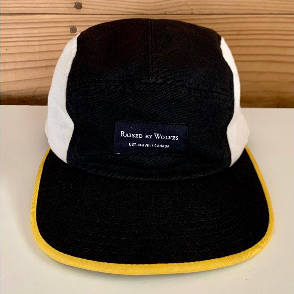 Raised by Wolves x HBAD 5 Panel - Black/Yellow/White